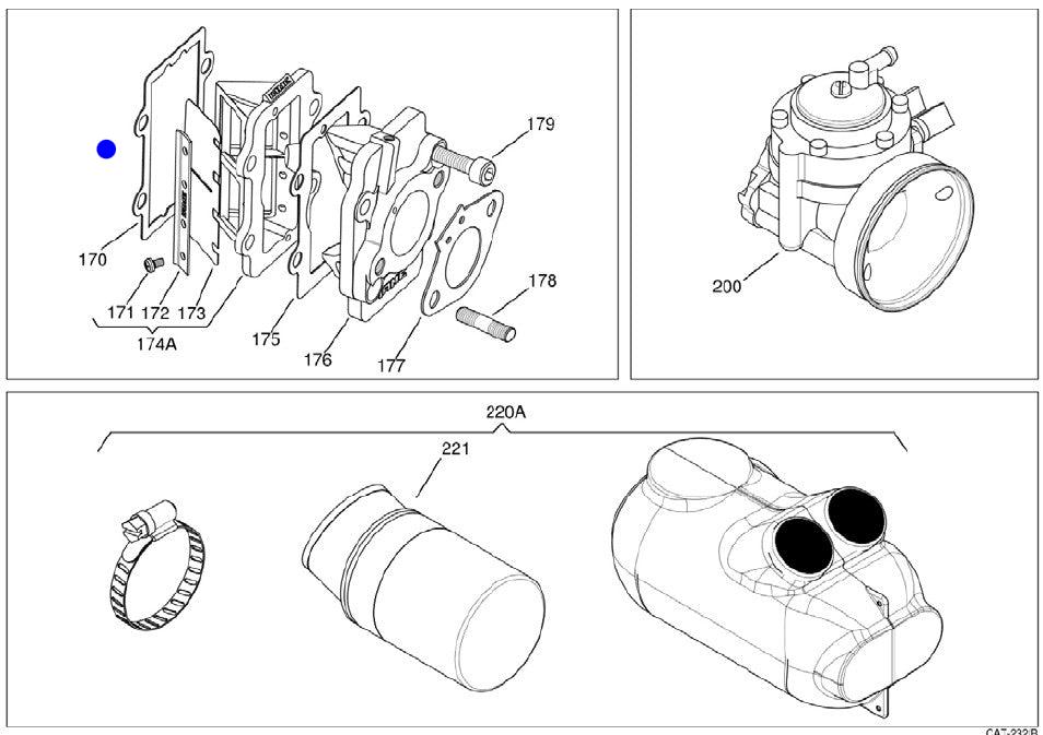 JUNTA interior GRUPO LAMELAR X30 (170)