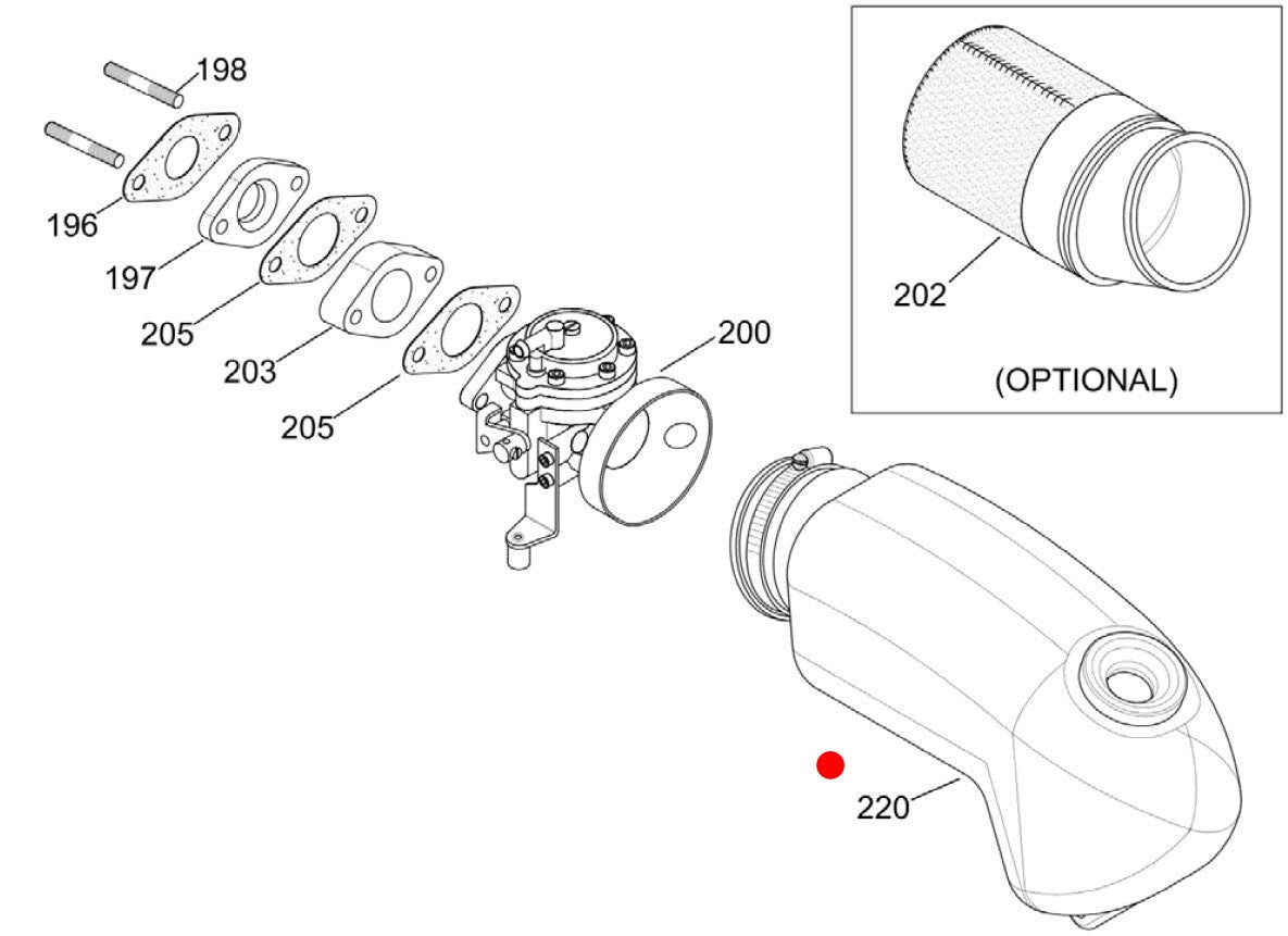 CAIXA PARA FILTRO DE AR Mini X30 (220)