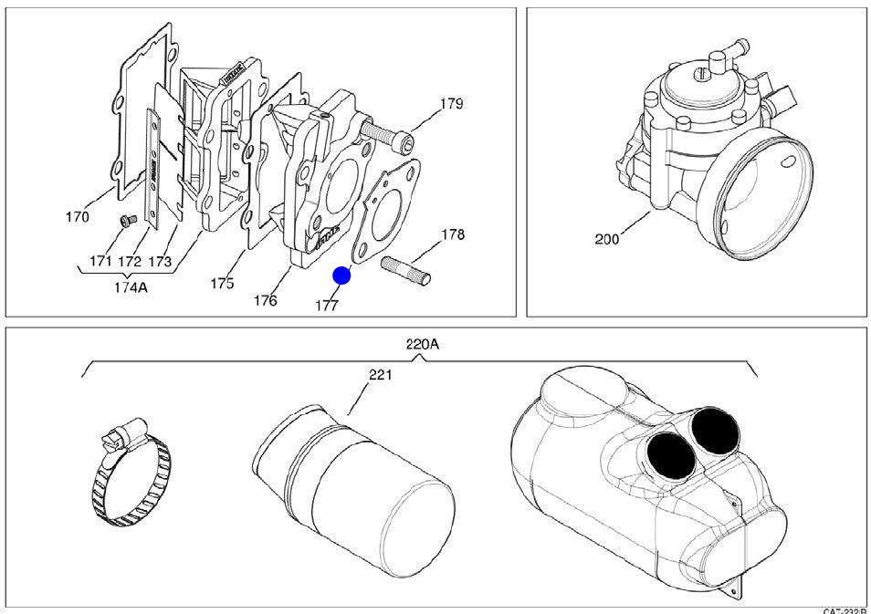 JUNTA DE CARBURADOR HW-27A X30 (177)