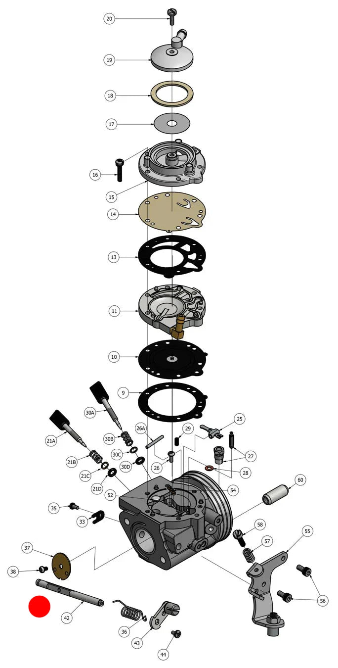 VEIO DO CARBURADOR MINI X30(42)