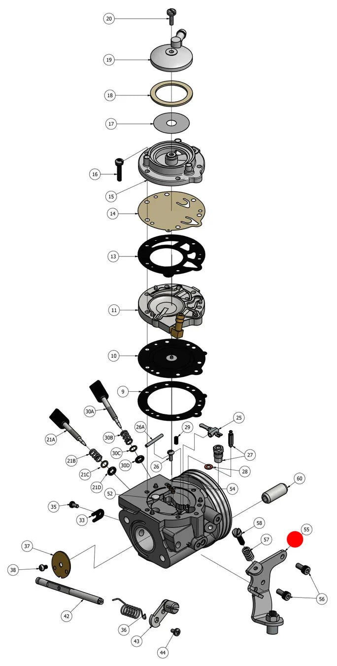 SUPORTE PARA CABO DE ACELERADOR MINI X30 (55)