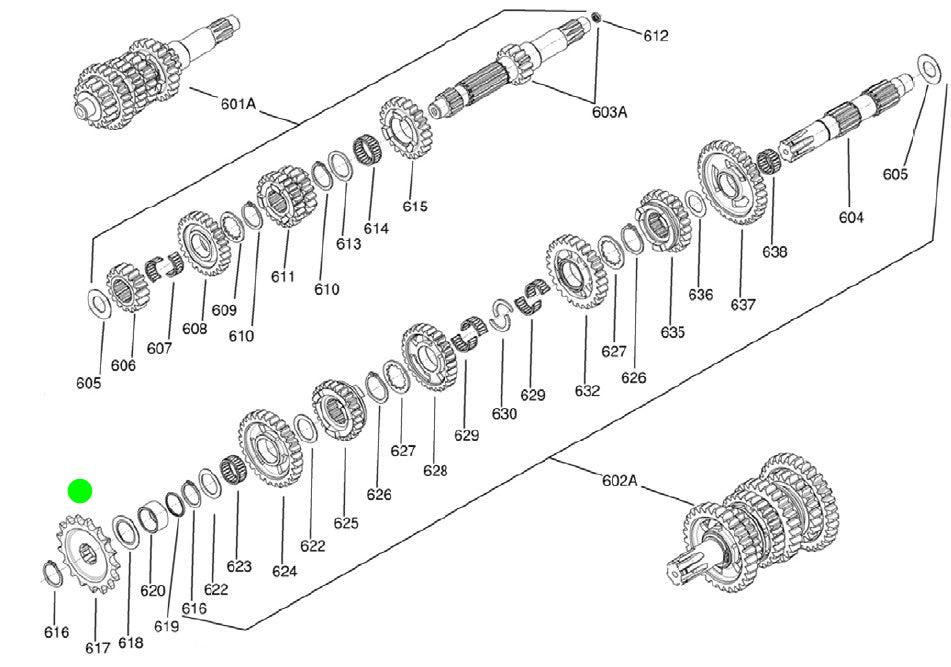 PINHÕES PARA ENGRENAGENS SUPER SHIFTER (617)