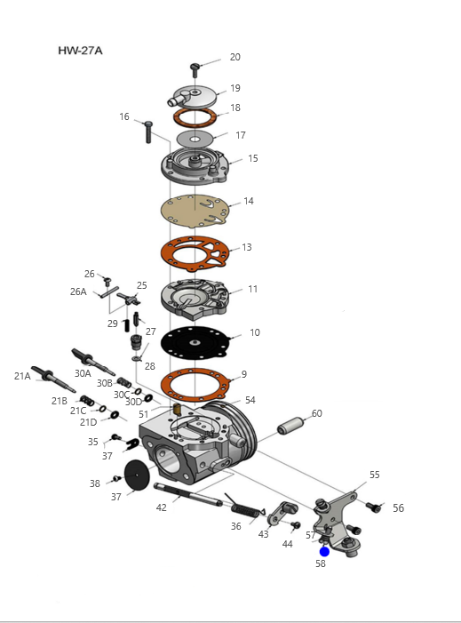 MOLA PARA SUPORTE VEIO ACELERADOR Mini X30 e X30 (58)