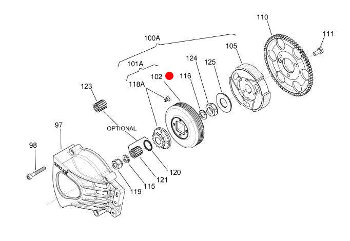 CAMPÂNULA EMBRAIAGEM Mini X30 (102)