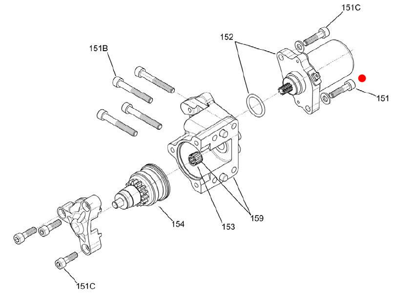 KIT 2 PARAFUSOS M6X25