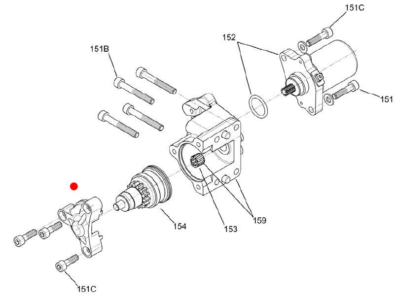 SUPORTE BENDIX Motor de Arranque Mini X30 (158)