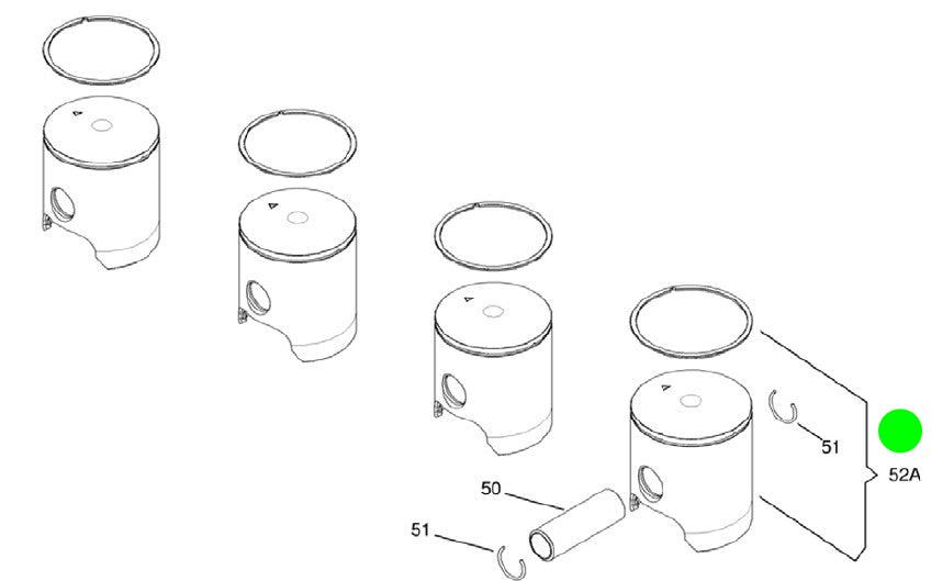 PISTÃO COMPLETO SUPER SHIFTER (52A)