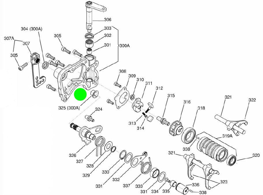TAMPA COMPLETA SELECTOR SUPER SHIFTER (300A)
