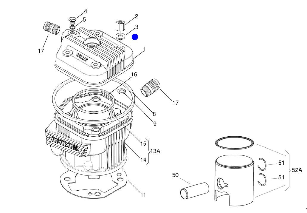 ANILHA CILINDRO MINI E X30