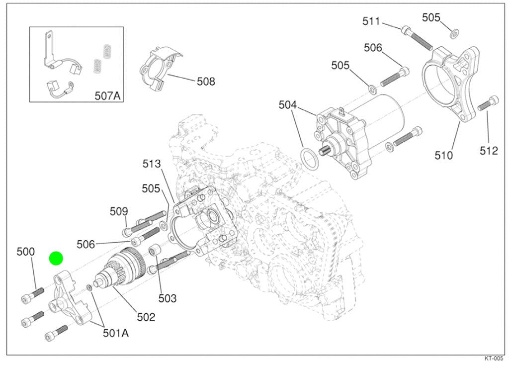 SUPORTE BENDIX KF1-2-3 SUPER SHIFTER (501A)