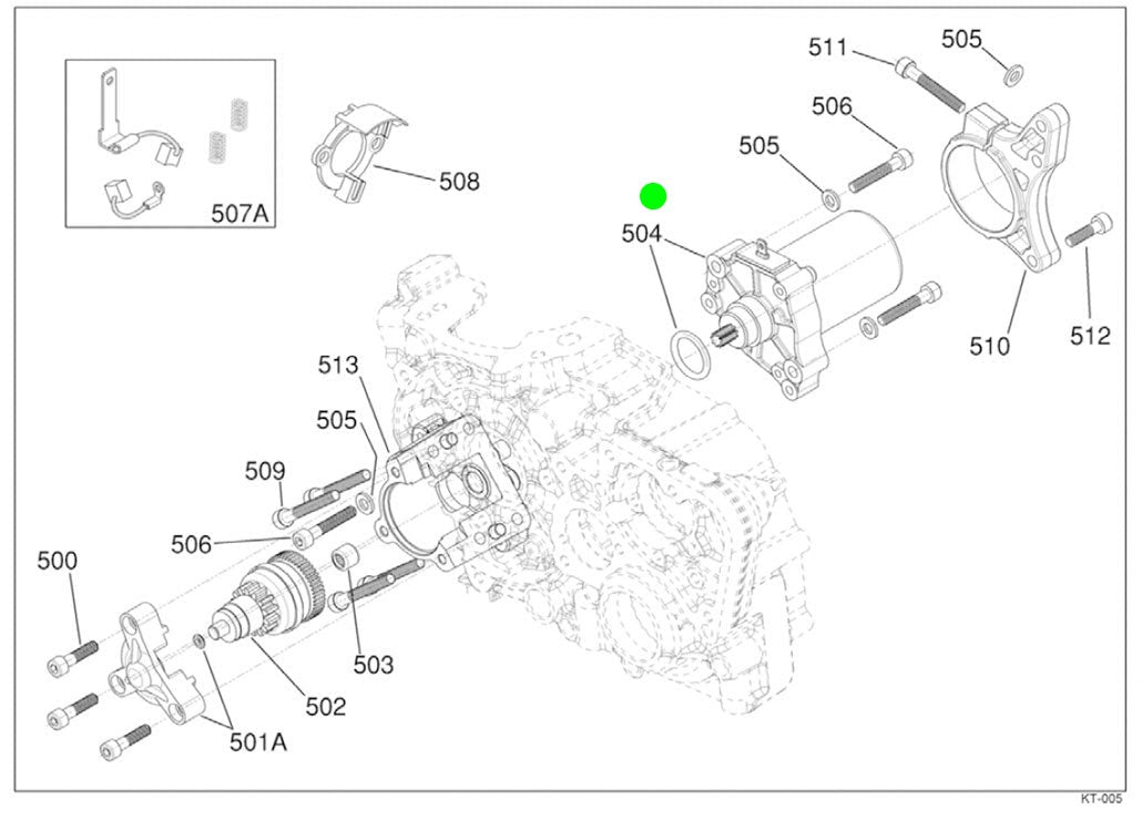 MOTOR DE ARRANQUE SUPER SHIFTER (504)