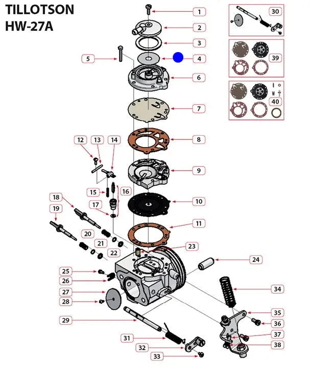 REDE PARA CARBURADOR MINI X30 e X30 (17 / 4)