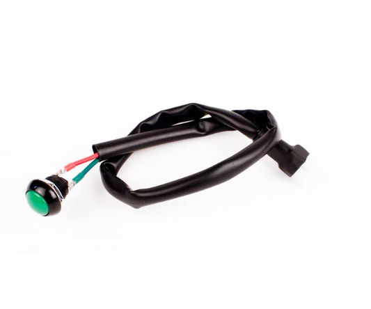 BOTÃO VERDE COM CABO Mini X30 (301)
