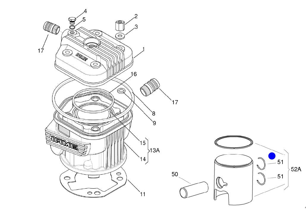 FREIO de Pistão X30 (51)